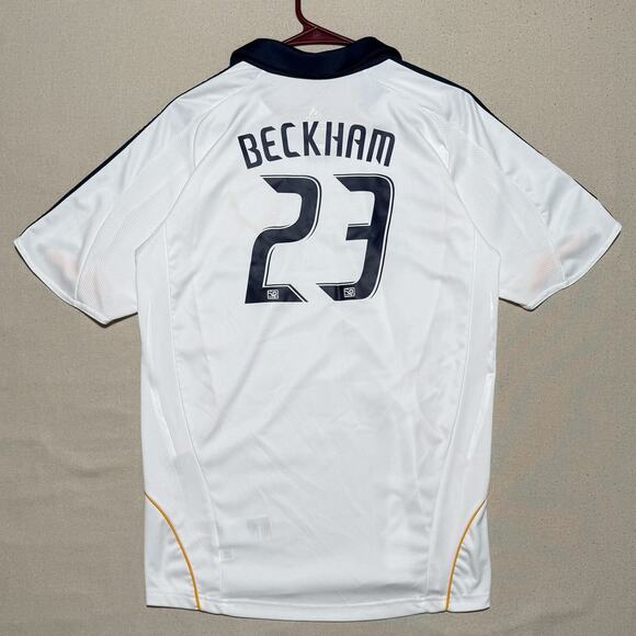 Adidas LA Galaxy 2007/2008 David Beckham #23 Home Jersey Men's Size XL EUC - Picture 2 of 11